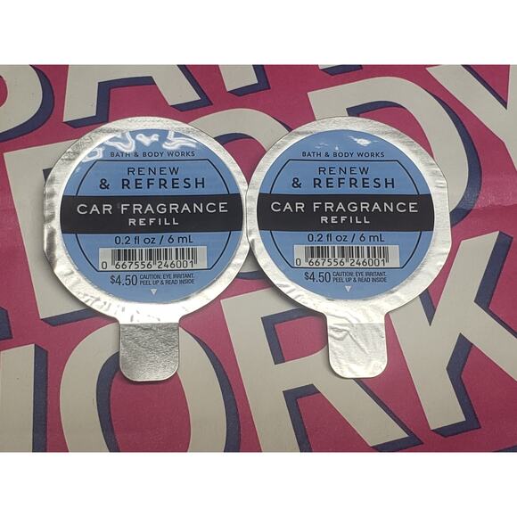 BBW Renew & Refresh Car Fragrance Refill • Set of 2 - Picture 1 of 1